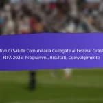 Risultati di Salute e Sicurezza dai Festival Grassroots FIFA 2025: Protocolli, Feedback dei Partecipanti, Miglioramenti
